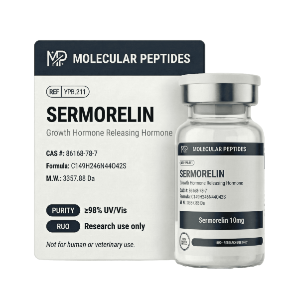 Sermorelin (10mg) — 98% Purity Research Peptide