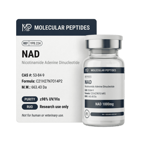 NAD+ (1000mg) — 98% Purity Research Peptide