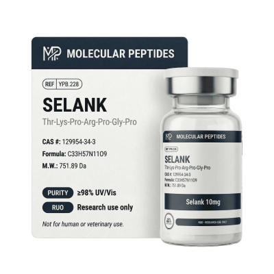 Selank (10mg) — 98% Purity Research Peptide