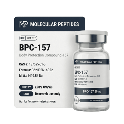 BPC-157 (20mg) — 98% Purity Research Peptide