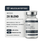 2X Blend CJC-1295 Without DAC (5mg) / Ipamorelin (5mg) — 98% Purity Research Peptide