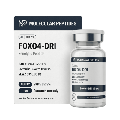 FOXO4-DRI (10mg) — 98% Purity Research Peptide